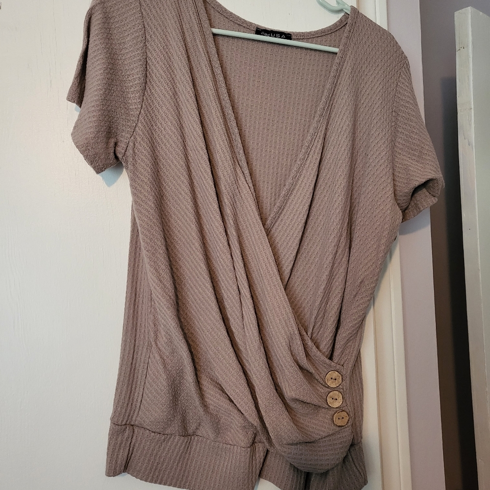 Knit blouse